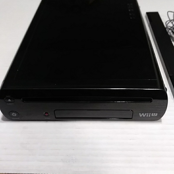Nintendo Wii U Black Console Model WUP-101(02) With Power Cords *EUC* - Picture 3 of 12